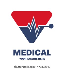 Medical logo design template