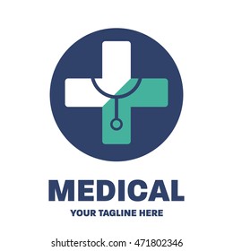 Medical logo design template