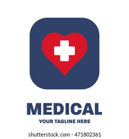 Medical logo design template