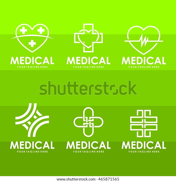 Medical Logo Design Template Stock Vector (Royalty Free) 465871565 ...