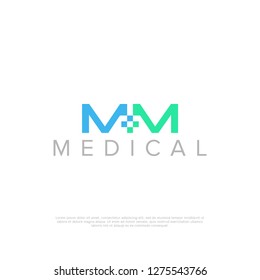 medical logo design template. creative sign. Universal vector icon. - Vector
