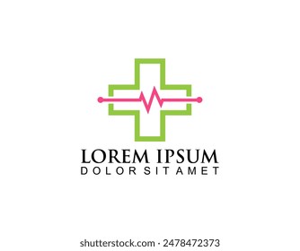 Medical Logo Design Template Inspiration Vector Illustration