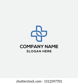 medical logo design template. vector