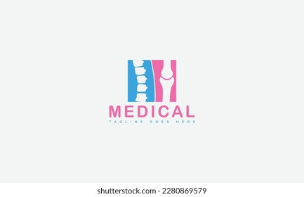 Medical Logo Design Template Vector Graphic Branding Element.