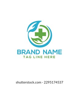 Medical Logo Design Template Vector Graphic Branding Element.