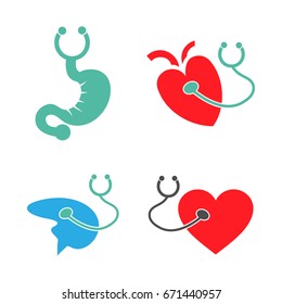 Medical logo design template. vector illustrator