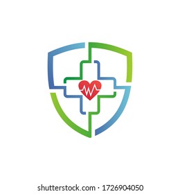 Medical logo design in vector