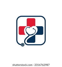 Plantilla de icono de diseño de logotipo médico