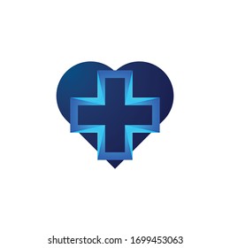 medical logo design. Vector Illustration