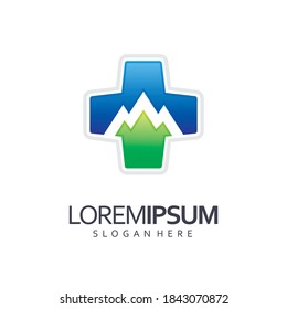 medical logo design vector ilustration
