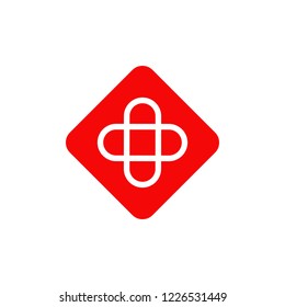 medical logo design vector template
