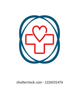 medical logo design vector template