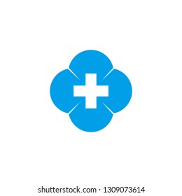 Medical logo design vector template