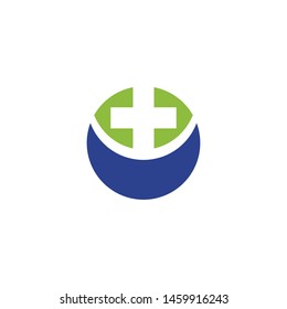 Medical logo design vector template