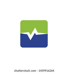 Medical logo design vector template