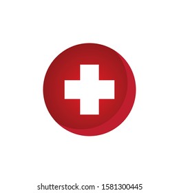Medical logo design vector template