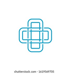 medical logo design vector template