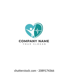 Medical logo design vector template