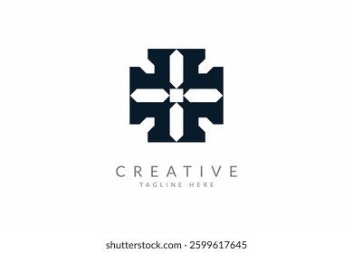 Medical logo design vector template.