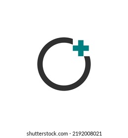 A medical logo featuring letter O, with clean lines and modern typography for professional feel. Symbolizes unity and wholeness. Customizable for medical institutions and practices.