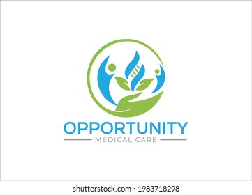 Medical logo, health care logo vector design
