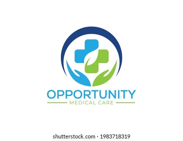 Medical logo, health care logo vector design