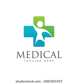 Medical Logo. Healthcare and Pharmacy Logo Design and Icon Template