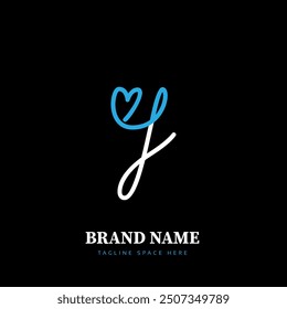 Medical logo. letter J with medical cross icon combination, cross logo design template element, vector illustration