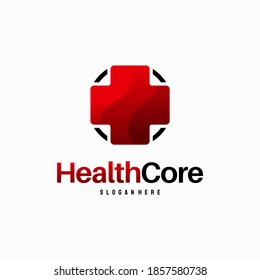 Medical logo in modern style vector, Healthcare Plus logo designs