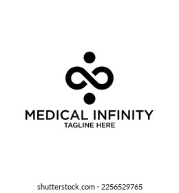 medical logo people health care infinity