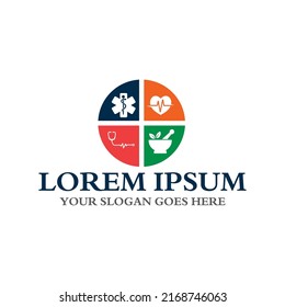 medical logo , pharmacy logo vector