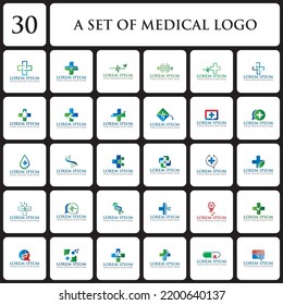 medical logo , pharmacy logo vector