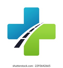 medizinisches Logo, einfach und sauber