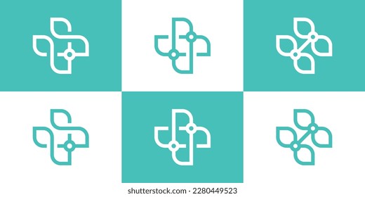 Medizinische Logo-Technologie-Symbol Vektorgrafik