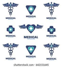 medical logo template design