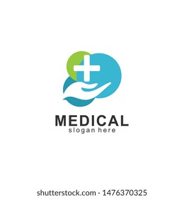 MEDICAL LOGO TEMPLATE, DESIGN VECTOR, ILLUSTRATION
