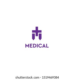 medical logo template design vector