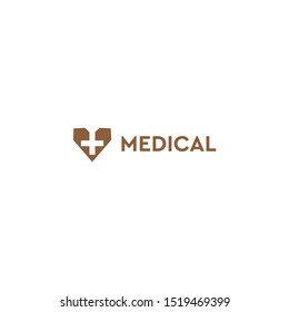 medical logo template design vector