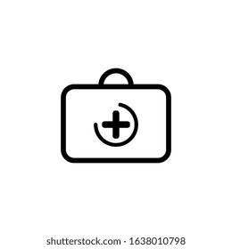 Medical logo template design vector icon illustration