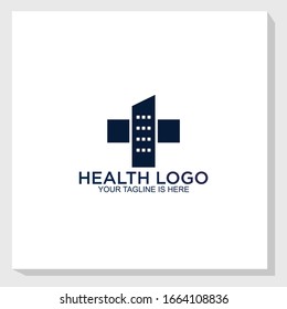medical logo template design vector, hospital logo vector