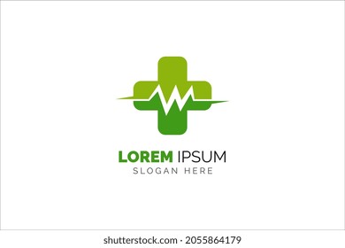 Medical logo template design vector. icon illustration