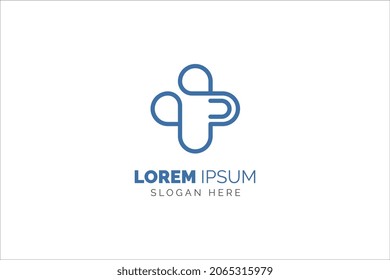 Medical logo template design vector. Cross icon