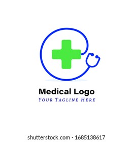 Medical Logo Template for doctor, lab, hospital file EPS 10 easy modification, for print and graphic resource etc