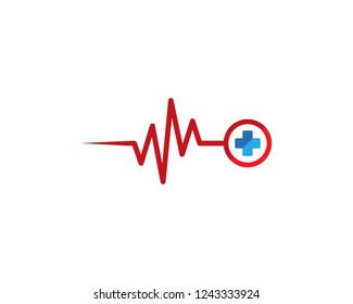 Medical logo template illustration