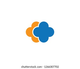 Medical logo template illustration