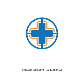 Medical logo template illustration