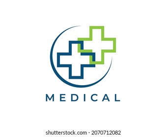 Medical logo template in vector