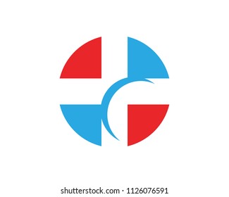medical logo template vector icon