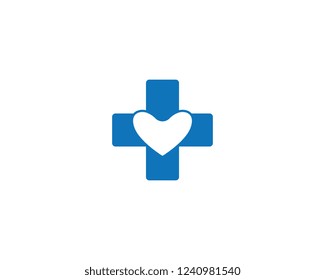 Medical logo template vector icon