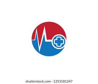 Medical logo template vector icon